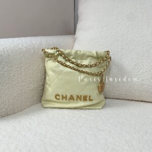 Chanel 22 Bag Mini Yellow