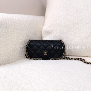 Chanel Glasses Case With Chain