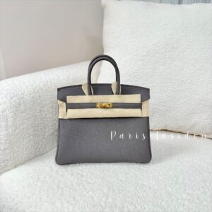 Hermes Birkin 25 Etain GHW