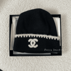 Chanel 23A cashmere Beanie AA9203 - black & white 黑白