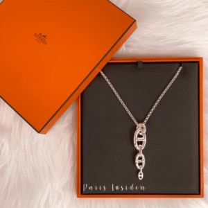 Hermes Chaine d'ancre Enchainee pendant - silver 銀
