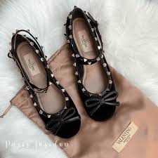 Valentino Garavani Rockstud Ballets flats – nero 黑 - Paris Insider HK limited