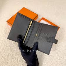 Hermes Black Alligator Bearn Compact Wallet PHW - Paris Insider HK limited