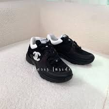 Chanel CC Logo Black Mesh Sneakers - Paris Insider HK limited