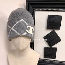 Chanel CC Logo Grey Beanie - Paris Insider HK limited