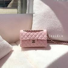 Chanel 23a Mini Classic Flap Bag – Rectangle Crystal Handle in White 水鑽手柄 - Paris Insider HK limited