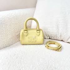 Celine Mini Boston Spring Yellow - Paris Insider HK limited