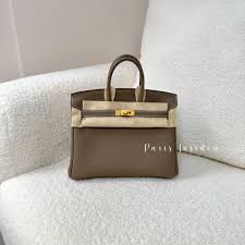 Hermes Garden Party 23 Mini Garden Party – Vanille / Etoupe (香草色 /大象灰) - Paris Insider HK limited