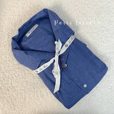 Loro Piana André Arizona Linen Shirt – Kurume Blue 藏青色 - Paris Insider HK limited