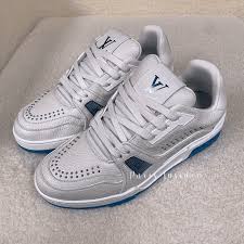 Louis Vuittion Trainer – white/blue 藍白 - Paris Insider HK limited