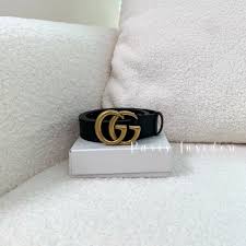 Gucci GG Marmont Wide Belt - Black 黑