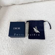 Christian Dior CD Lily of the Valley Brooch Silver and White Crystals - Paris Insider HK limited