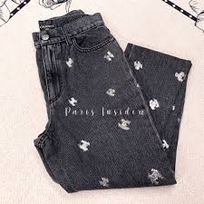 Chanel CC Logo Washed Black Jeans - Paris Insider HK limited