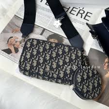 Christian Dior Kids’ Multifunctional Bag – Beige and Black Dior Oblique Jacquard - Paris Insider HK limited