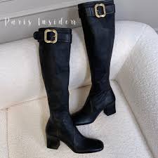 Miu Miu Nappa Leather Boots With Buckle – Black 黑 - Paris Insider HK limited