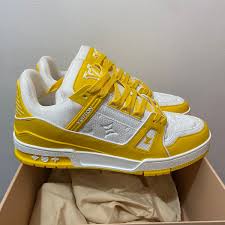 Louis Vuitton Cruise Exclusive Trainer Sneaker – Yellow 黃色 - Paris Insider HK limited
